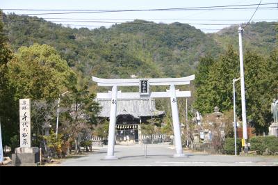東八幡神社 鳥居と拝殿