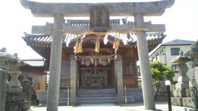 蛭子神社 鳥居と拝殿