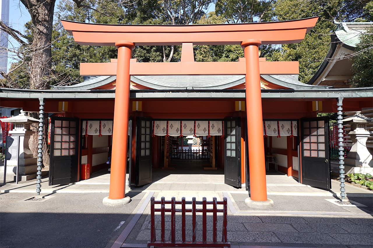 山王稲荷神社と猿田彦神社