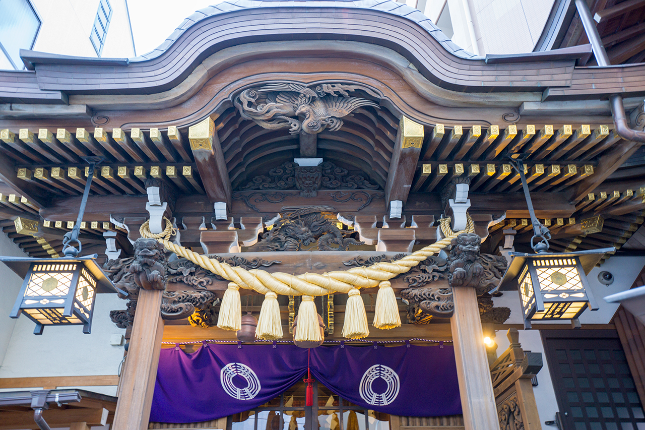 拝殿 正面 