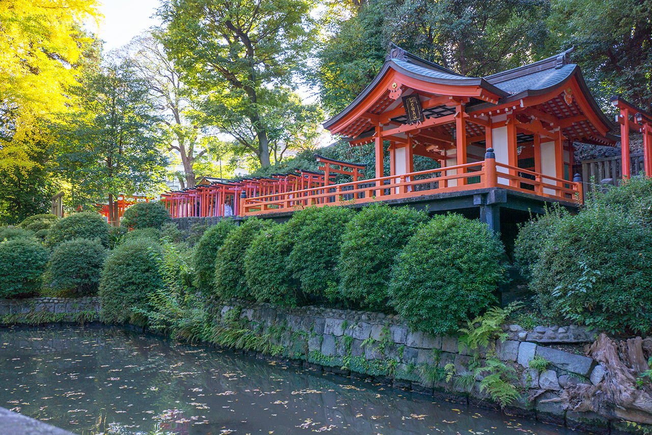 千本鳥居と乙女稲荷神社 社殿 