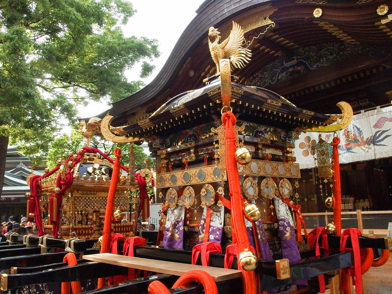 湯島天満宮 例祭の神輿