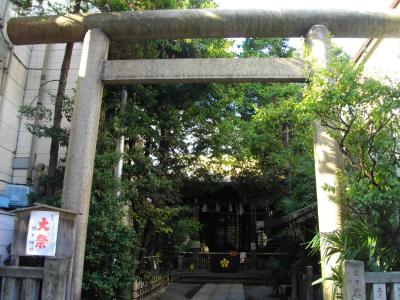 櫻木神社 鳥居と拝殿