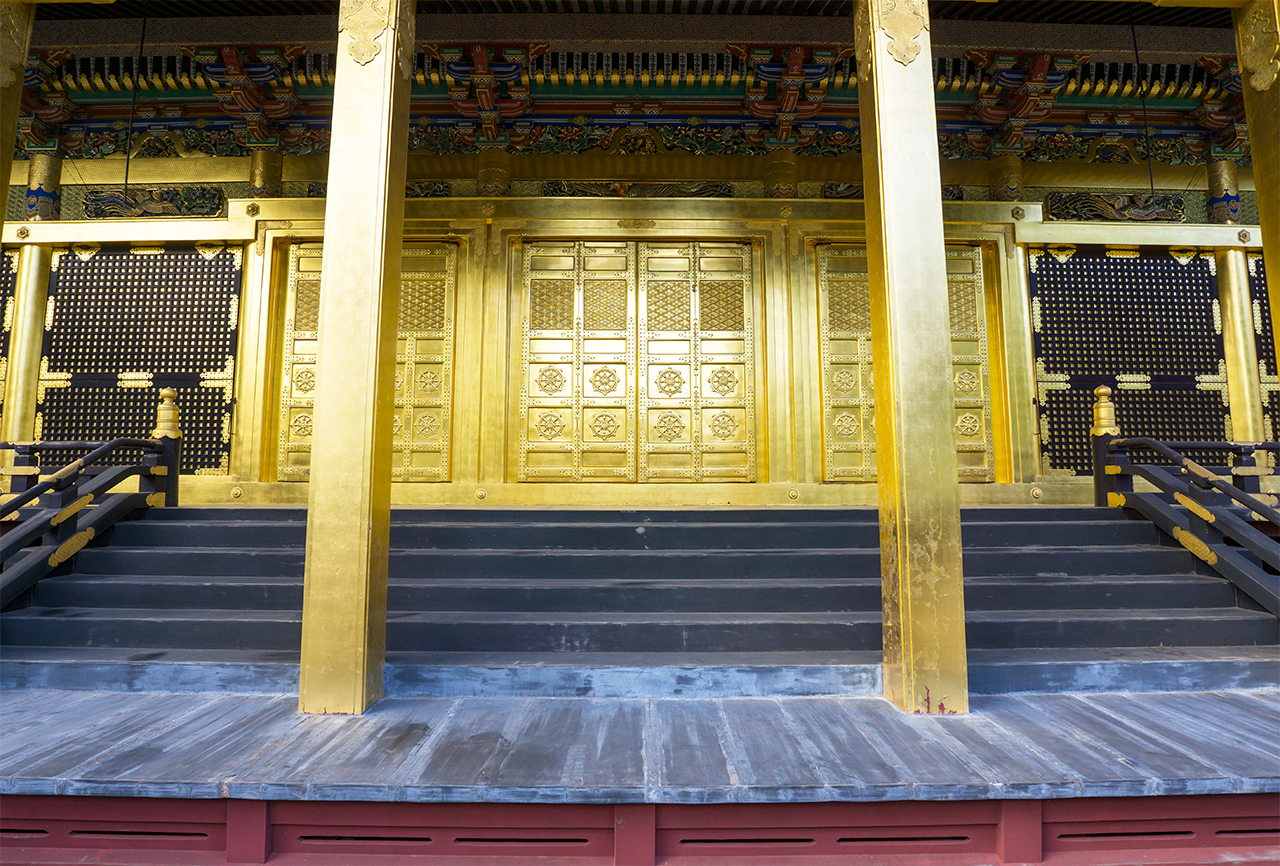 金色殿 蔀戸