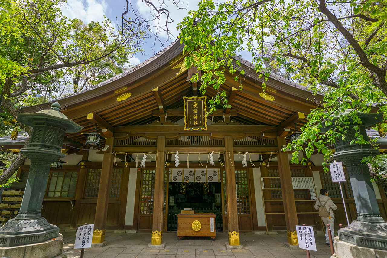 港区愛宕神社 拝殿