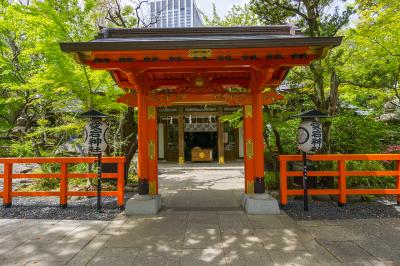 愛宕神社 港区愛宕神社 丹塗りの門