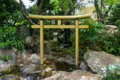 愛宕神社 港区愛宕神社 児盤水（小判水）の滝