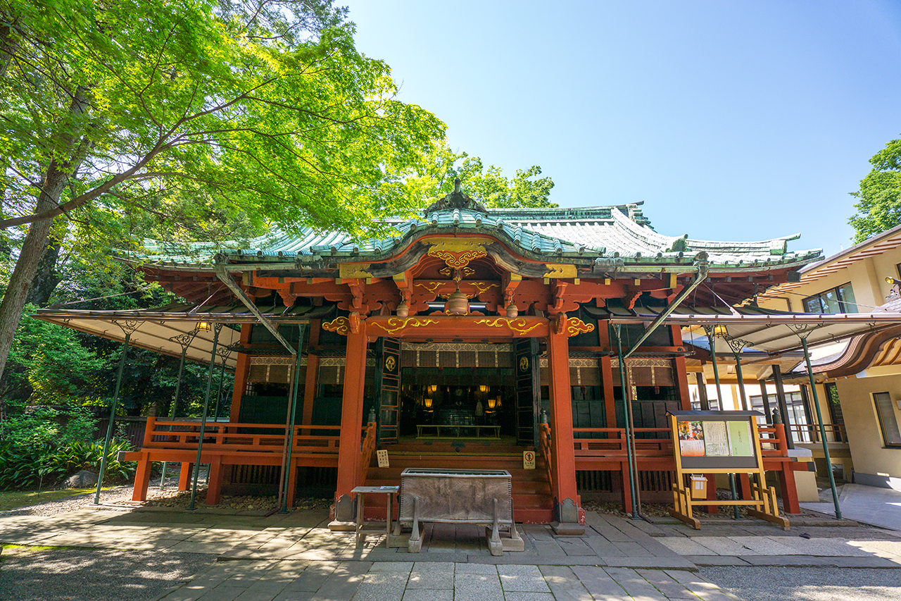 赤坂氷川神社 拝殿