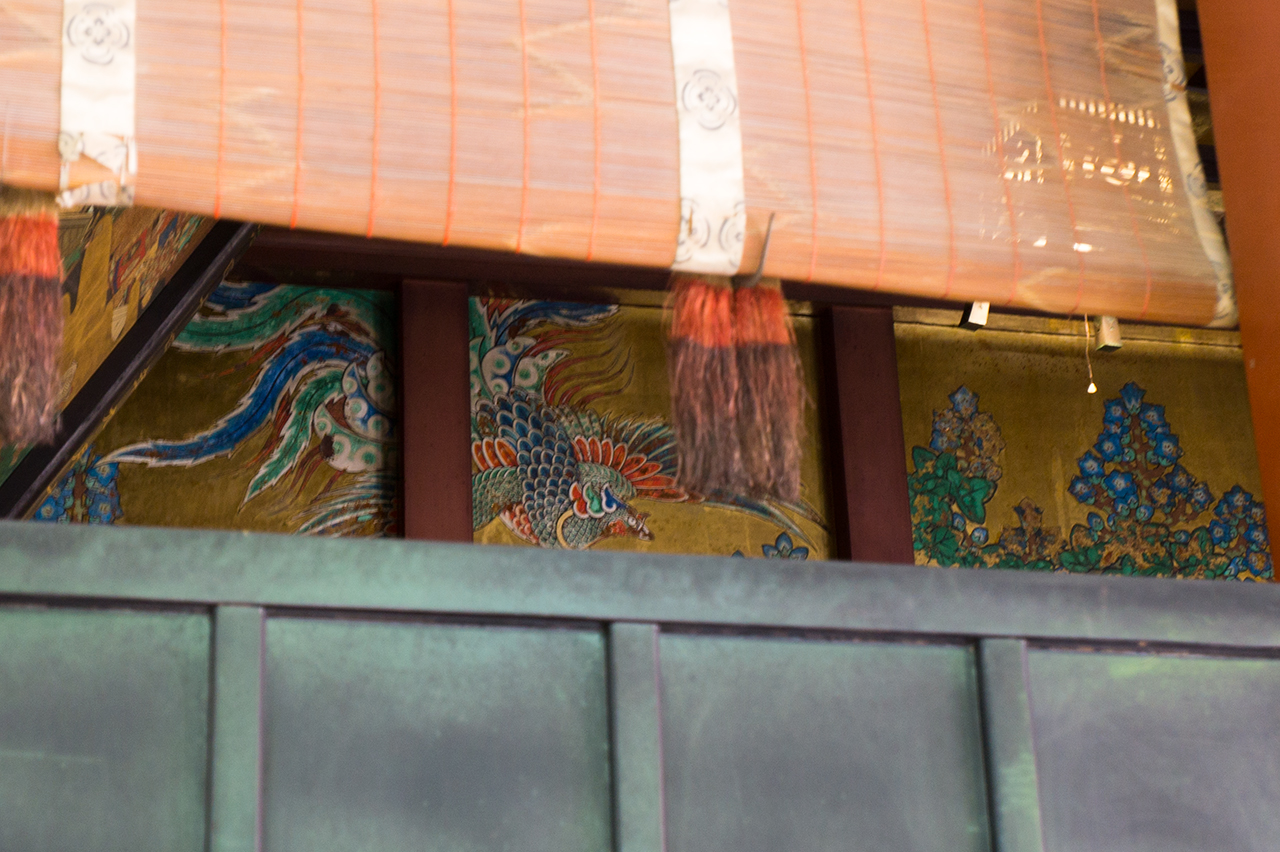 赤坂氷川神社 拝殿内の鳳凰図