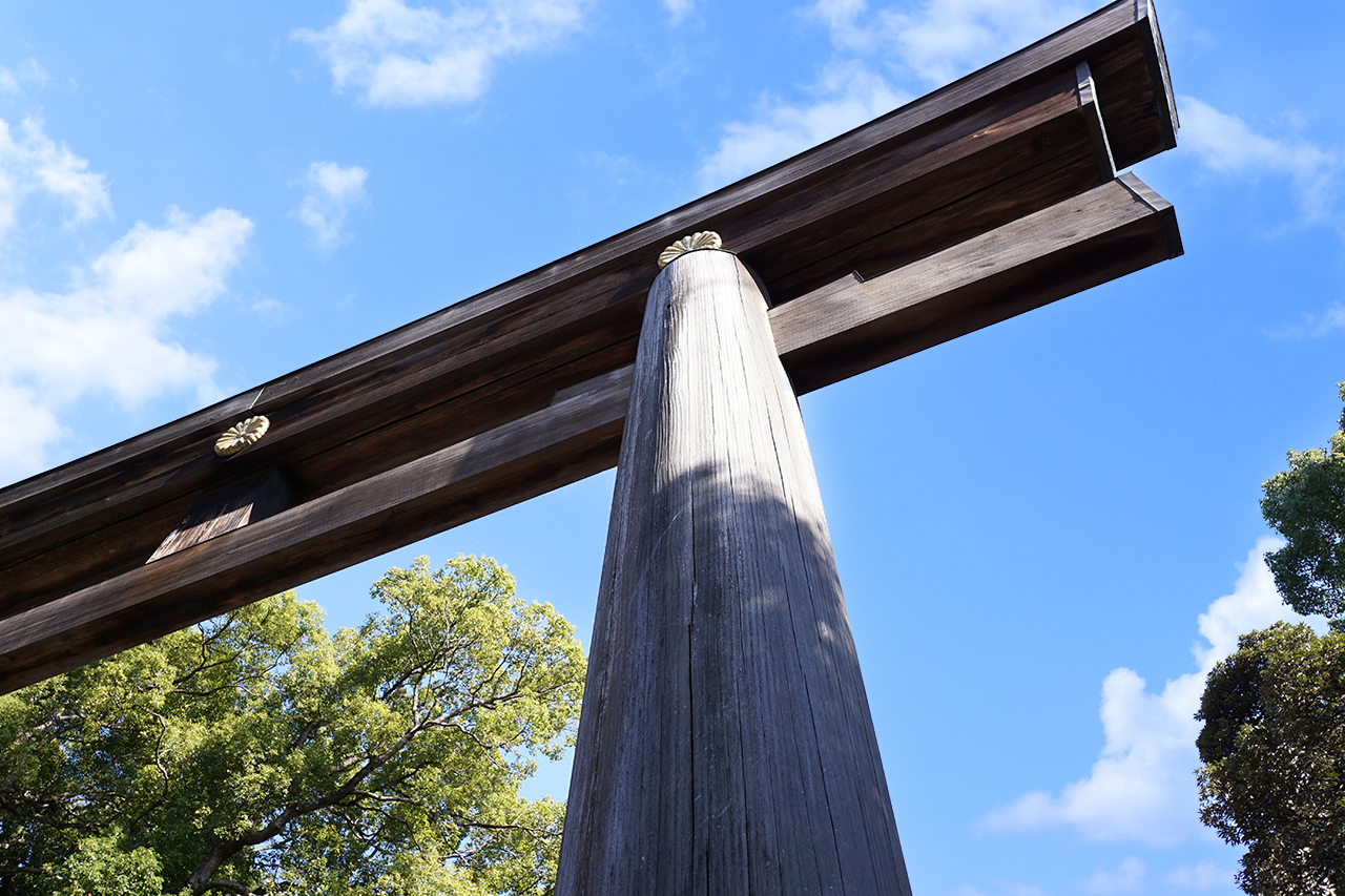 第二の鳥居の柱