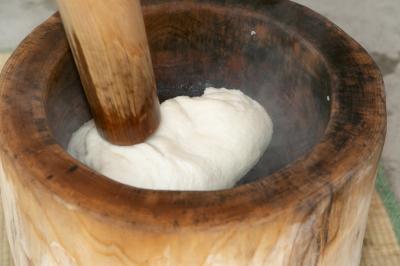 代々木八幡宮 もちつき大会