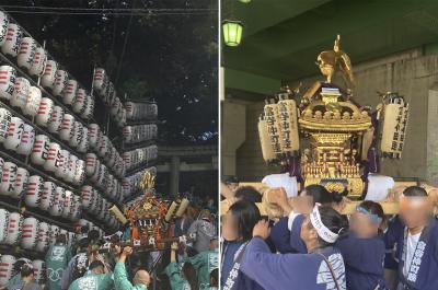 代々木八幡宮 例大祭 神輿