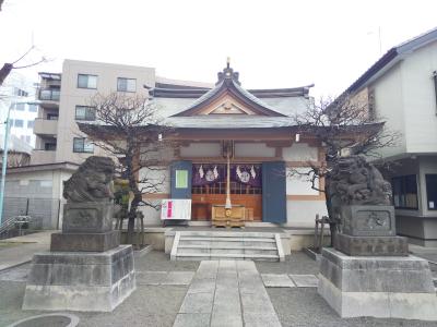 穏田神社 拝殿