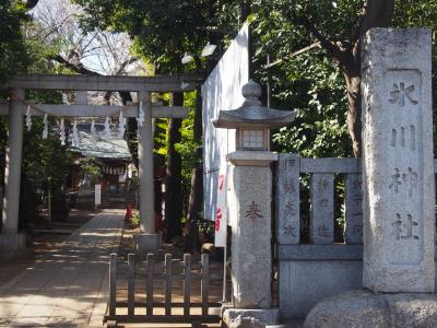 神明氷川神社 拝殿