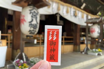 大宮八幡宮 おみくじと社殿