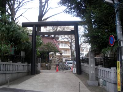高円寺氷川神社 鳥居