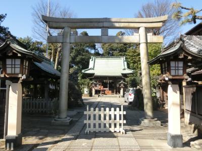 高円寺天祖神社 鳥居と拝殿