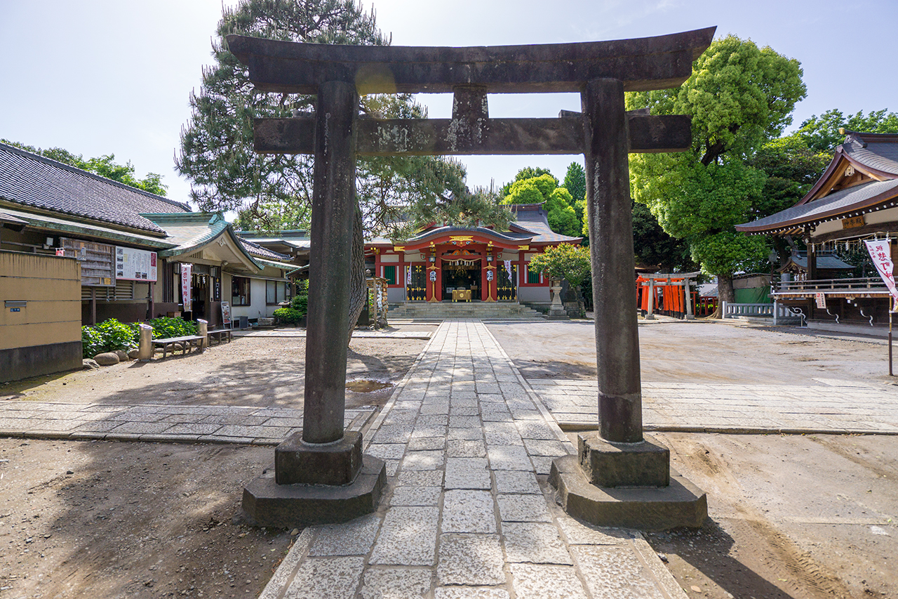 石造烏居 正面