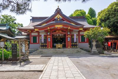 品川神社 拝殿全体
