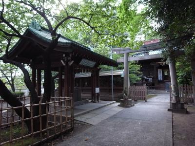 荏原神社 参道と鳥居