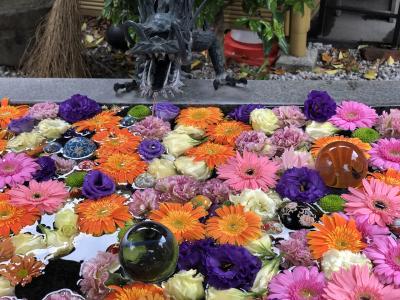 蛇窪神社 花手水