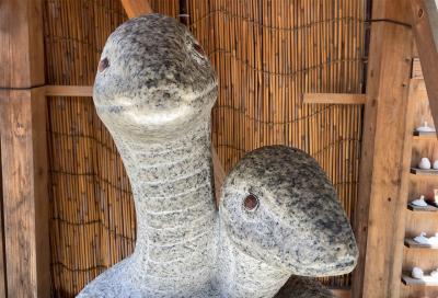 蛇窪神社 蛇窪神社のへび像