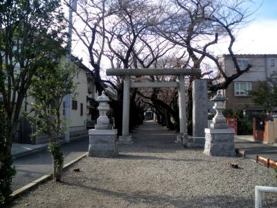 碑文谷八幡宮 鳥居