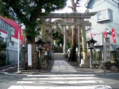 中目黒八幡神社 鳥居