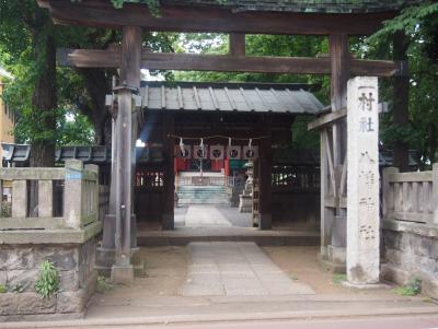 馬込八幡神社 鳥居と拝殿