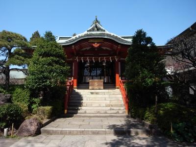 東大島神社 鳥居と社号標