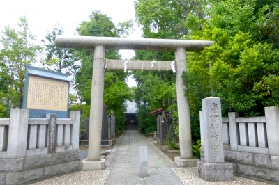 梅田神明宮 鳥居と拝殿