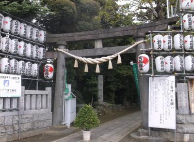花畑大鷲神社 鳥居