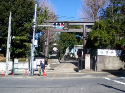 新宿諏訪神社 拝殿