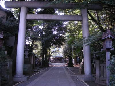 ときわ台天祖神社 鳥居と拝殿