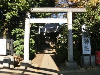 下石神井御嶽神社 鳥居と拝殿