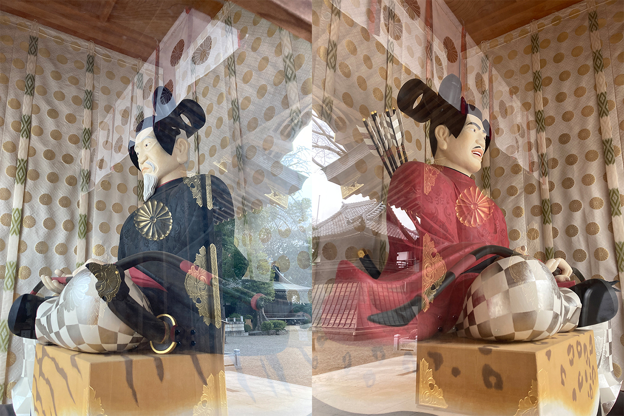 随身像(豊磐間戸命と櫛磐間戸命)