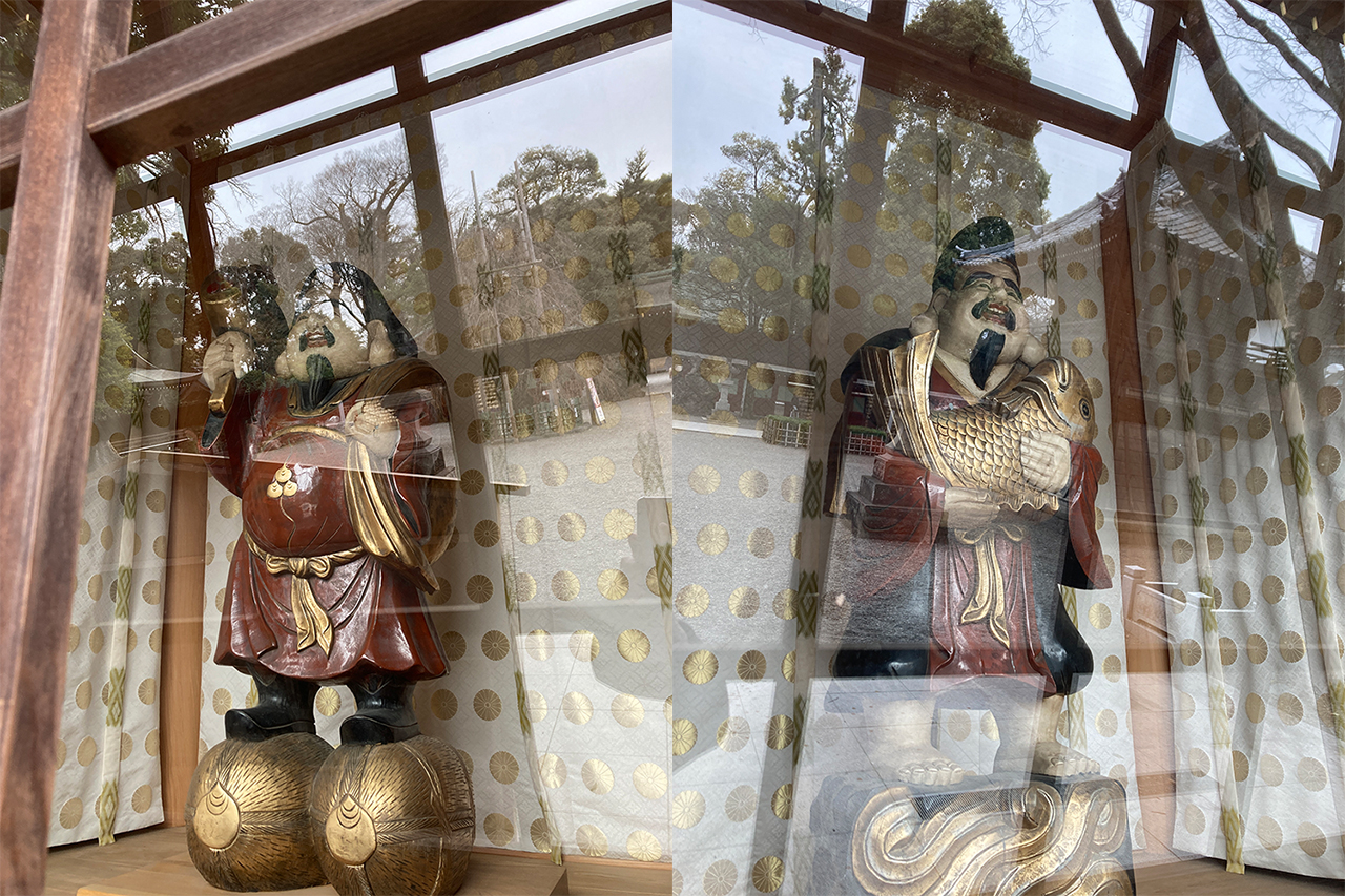 随身像(恵比寿様と大黒様)