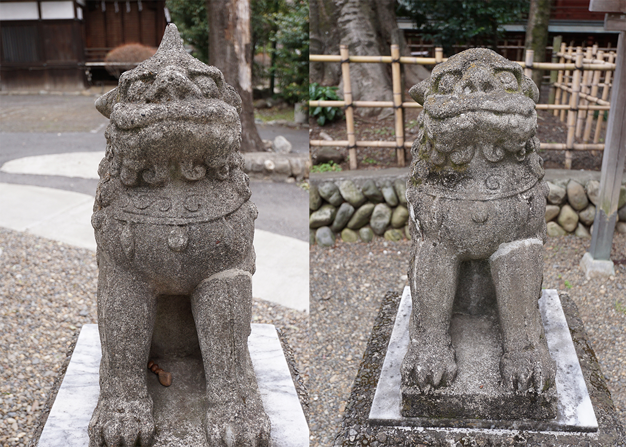住吉神社・大鷲神社の狛犬