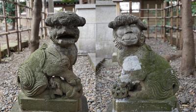 大國魂神社 巽神社の狛犬