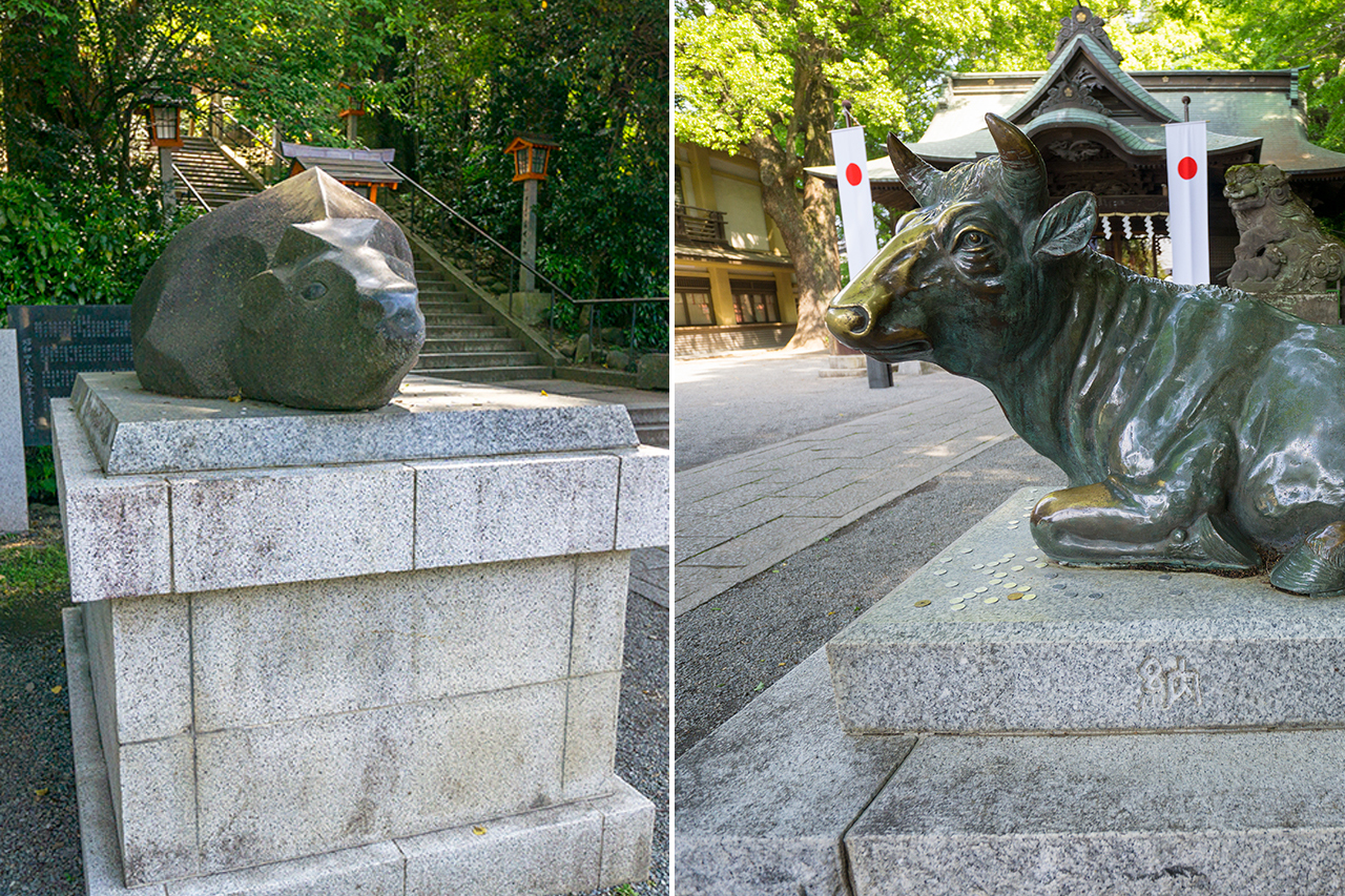座牛・撫牛 | 谷保天満宮 - 神社ファン