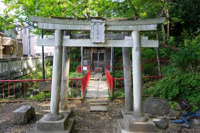 谷保天満宮 厳島神社 鳥居