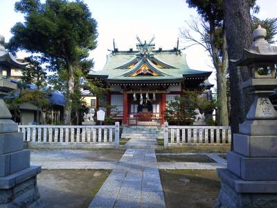 八劔神社 拝殿