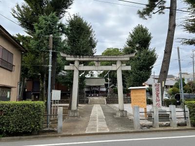 須賀神社 鳥居と拝殿