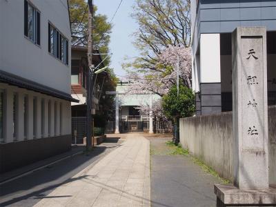 天祖神社 鳥居と拝殿