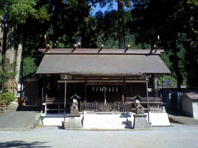 奥氷川神社 拝殿