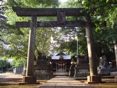 下保谷天神社 鳥居と拝殿
