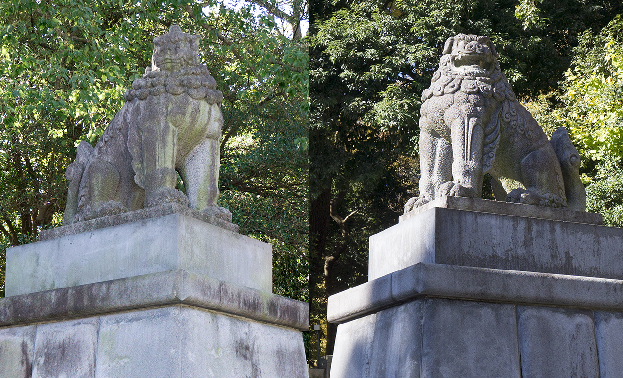 京都籠神社型の狛犬