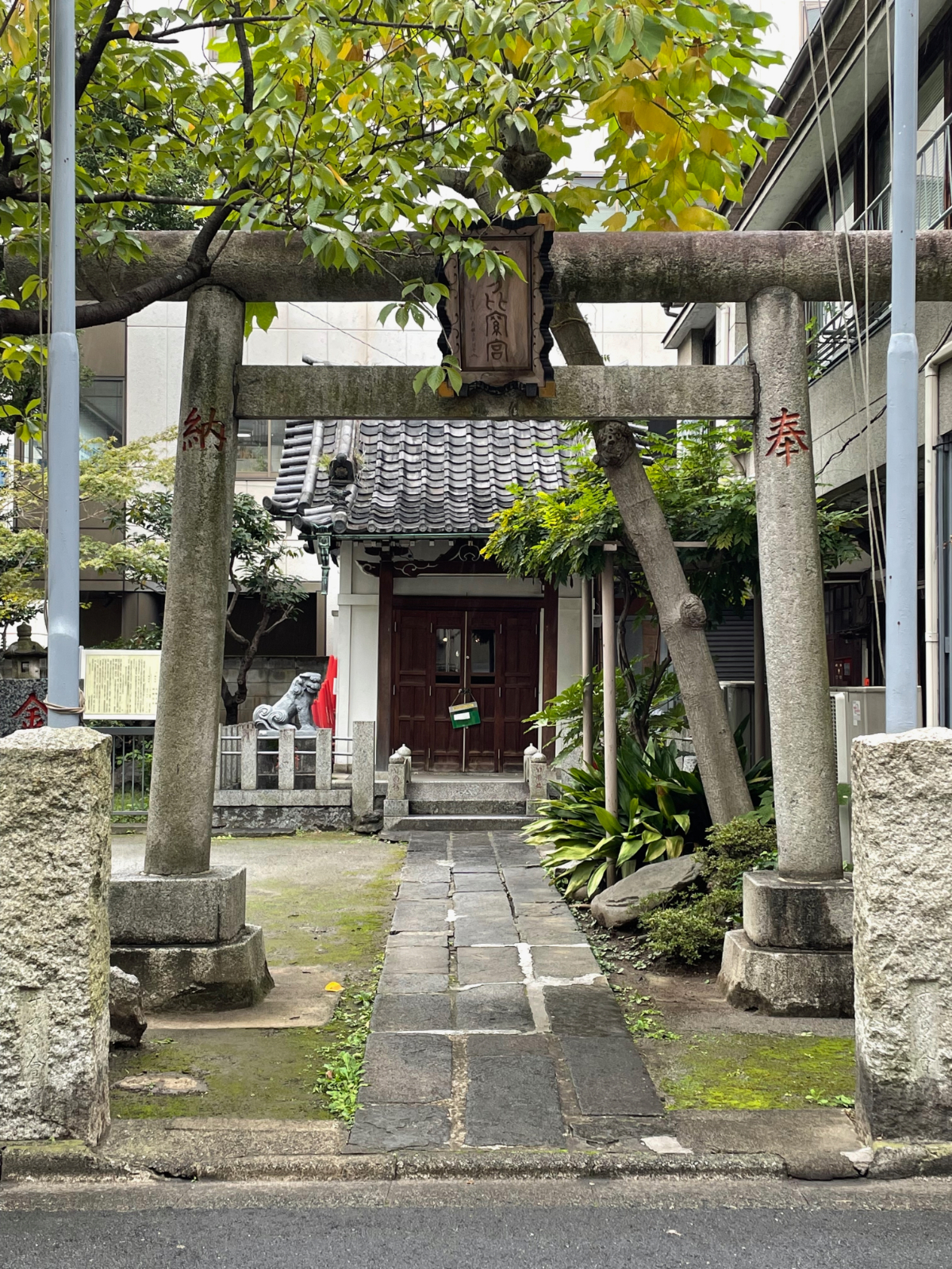 鳥居と拝殿