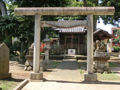 北野神社 鳥居と拝殿