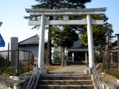 西熊野神社 鳥居と拝殿